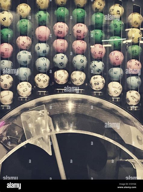 lottery machines drawing.